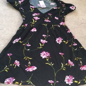 Black Floral Dress